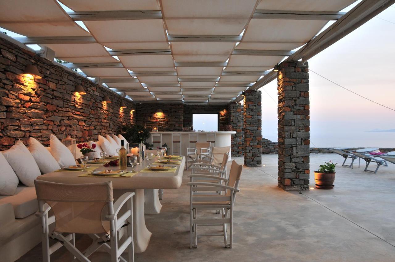 Spectacular Sunset View Villa At Melissaki Ioulis Exterior photo