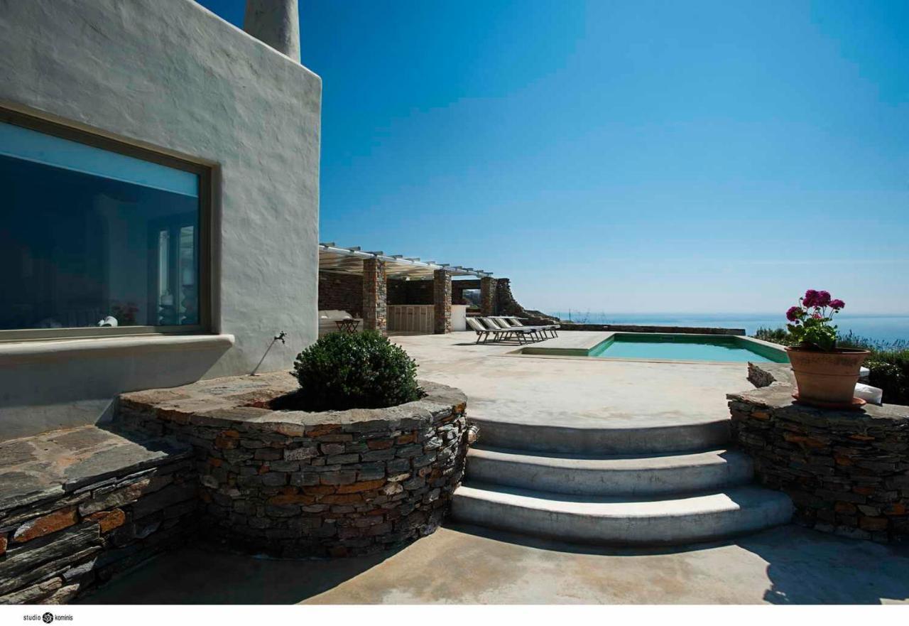 Spectacular Sunset View Villa At Melissaki Ioulis Exterior photo